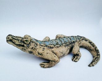 Скульптура Крокодил